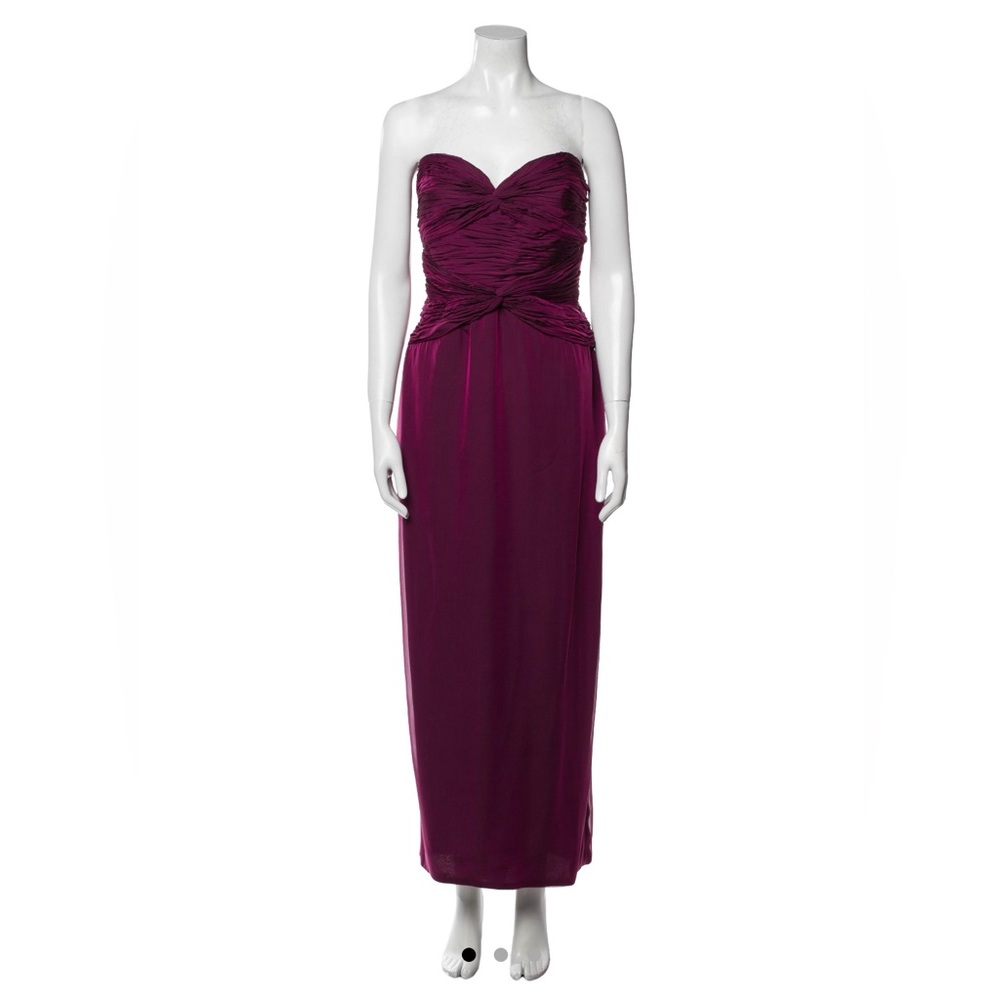 Michael Casey Strapless Evening Gown